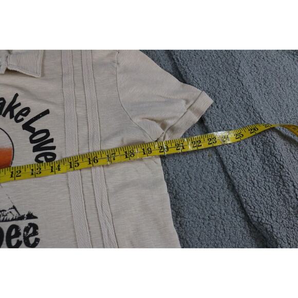 Dolce Gabbana Mens Polo Shirt 2XL I Wanna Make Love In a Tepee Graphic Print - Picture 5 of 6